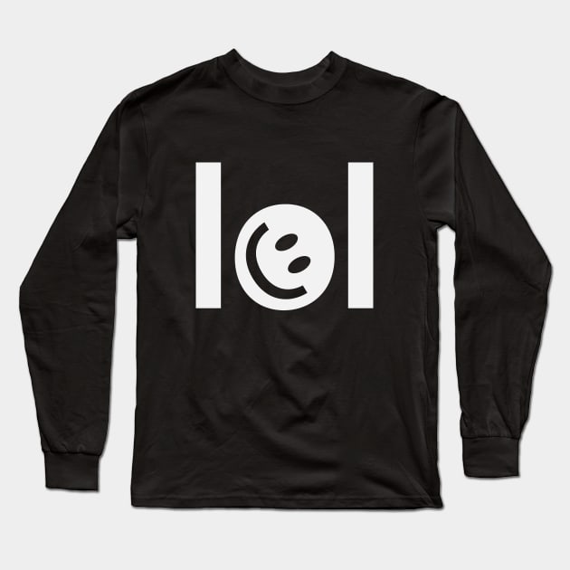 laughing out loud creative typography design Long Sleeve T-Shirt by D1FF3R3NT